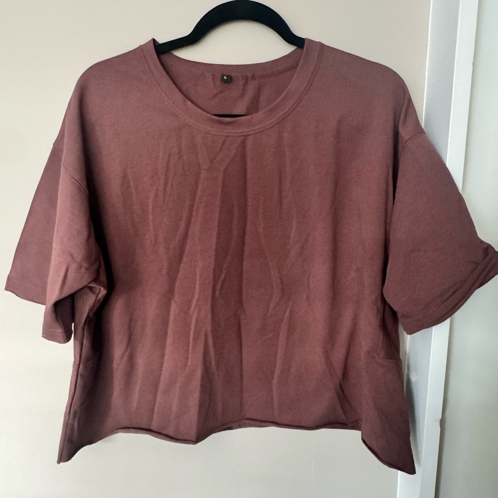 Thick Raw Hem T-Shirt